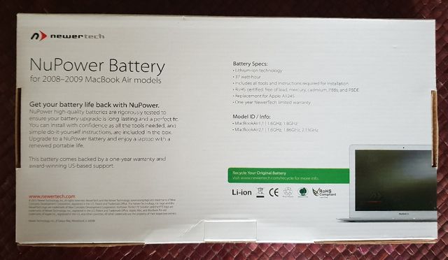 Cambio batería Apple MacBook/Pro y Air toda España