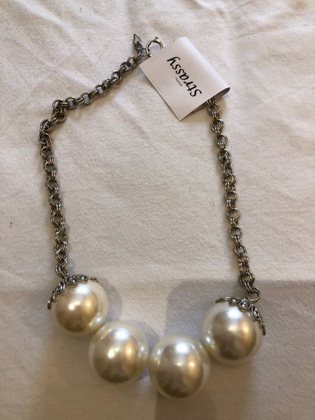 Collar de perlas grandes