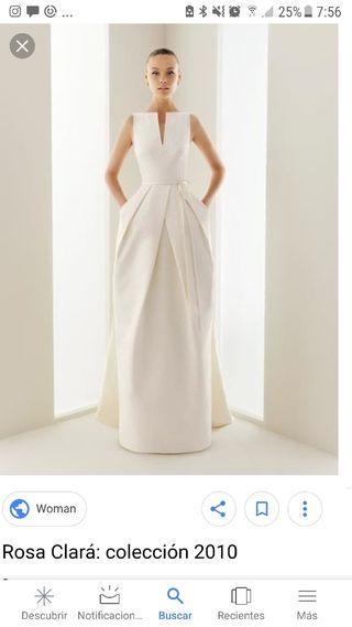 vestido de novia rosa clara de segunda mano en madrid en wallapop