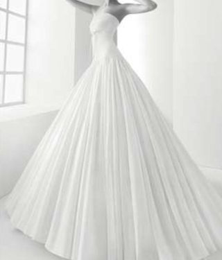vestido de novia rosa clara de segunda mano en madrid en wallapop