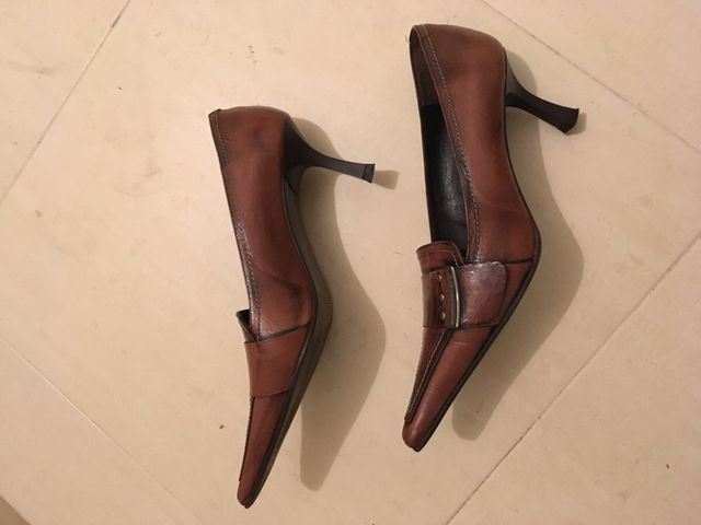 Zapatos Lolita Blu Piel