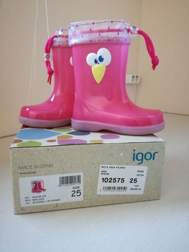 botas agua igor n25