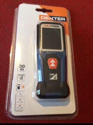OCASIÓN!! Medidor láser Dexter 30m NUEVO! de segunda mano por 29 EUR en  Valencia en WALLAPOP