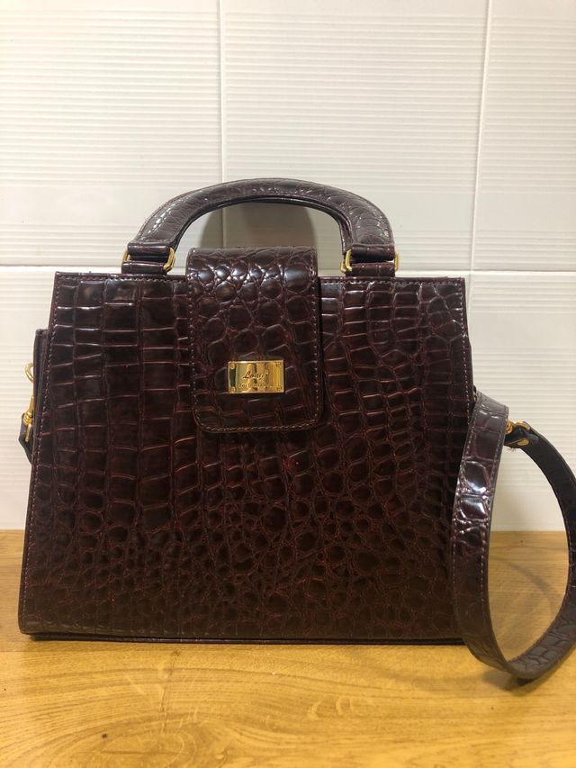 Bolso marron oscuro