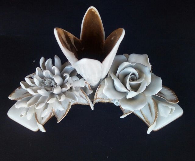 Pareja de portavelas