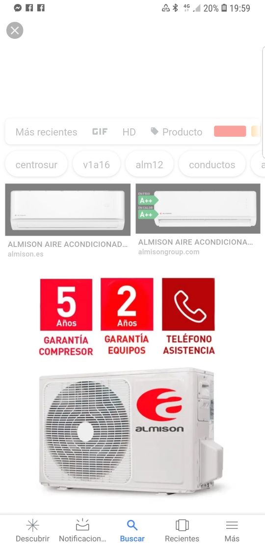 aire acondicionado almison Inverter