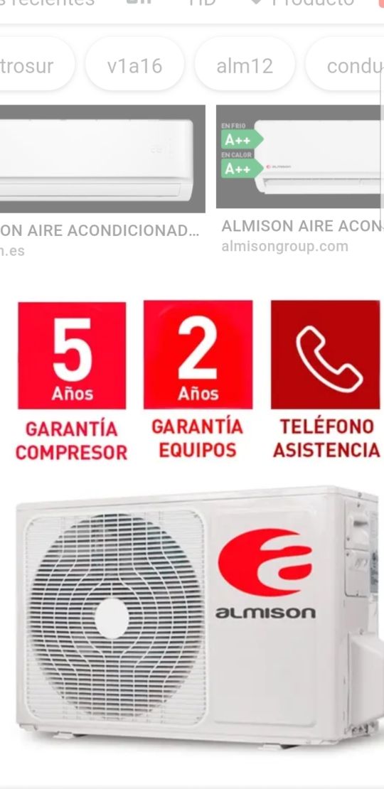 aire acondicionado almison Inverter