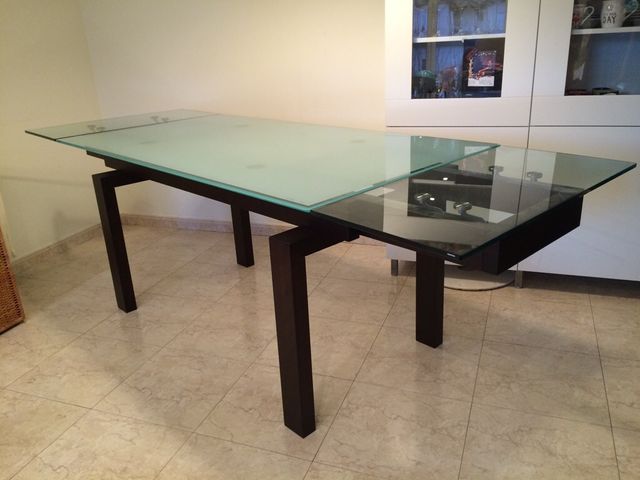 Mesa comedor madera y cristal marca calligaris de segunda mano por ... Mesa comedor madera y cristal marca calligaris de segunda mano por ...