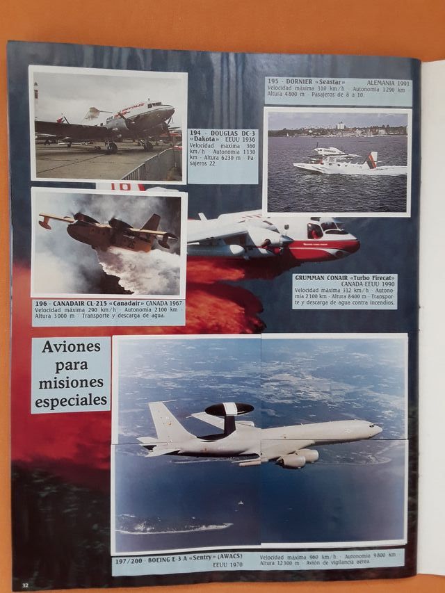 ALBUM CROMOS AVIONES