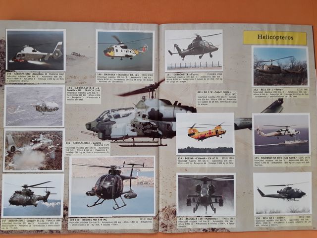 ALBUM CROMOS AVIONES