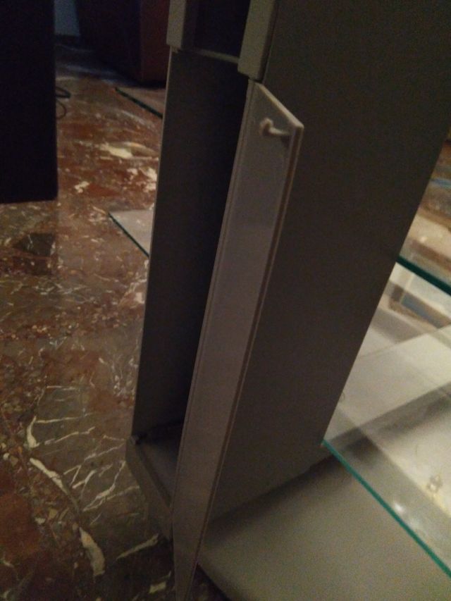 Mesa tv hifi metal y cristal