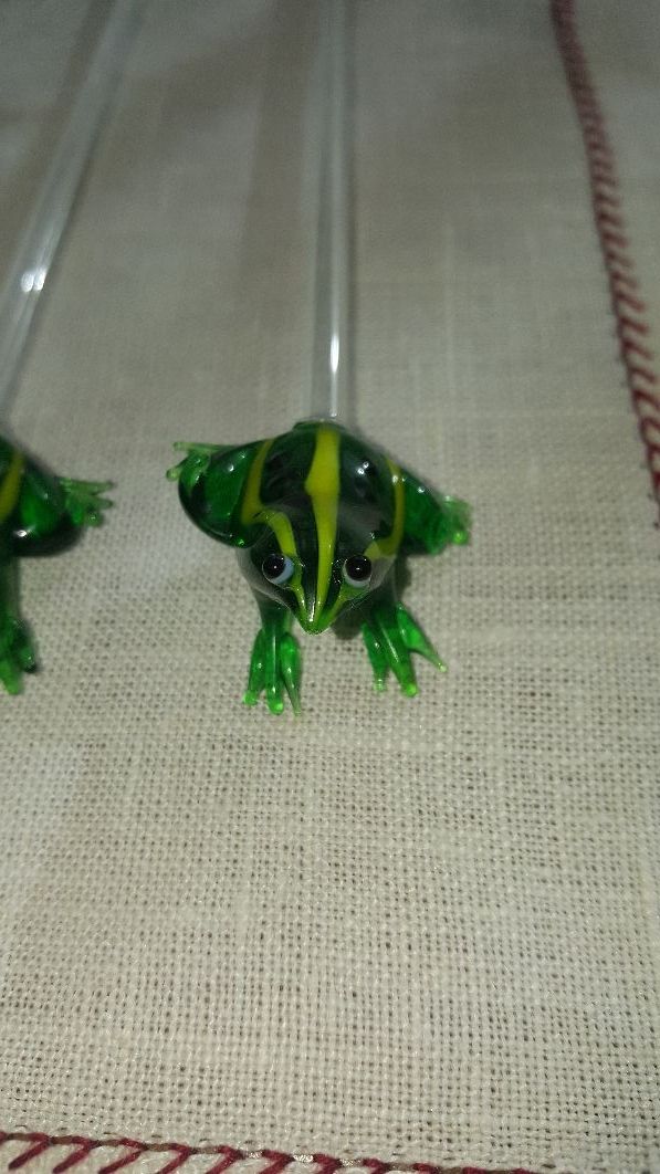 Agitadores de cristal.