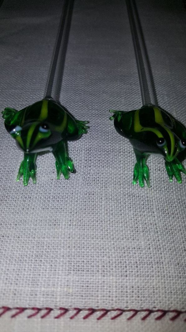 Agitadores de cristal.