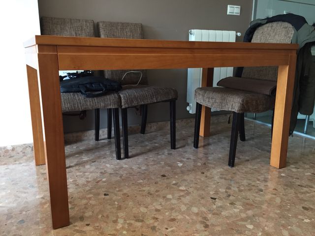 Mesa comedor madera maciza de segunda mano por 100 € en Museros en ... Mesa comedor madera maciza de segunda mano por 100 € en Museros en ...