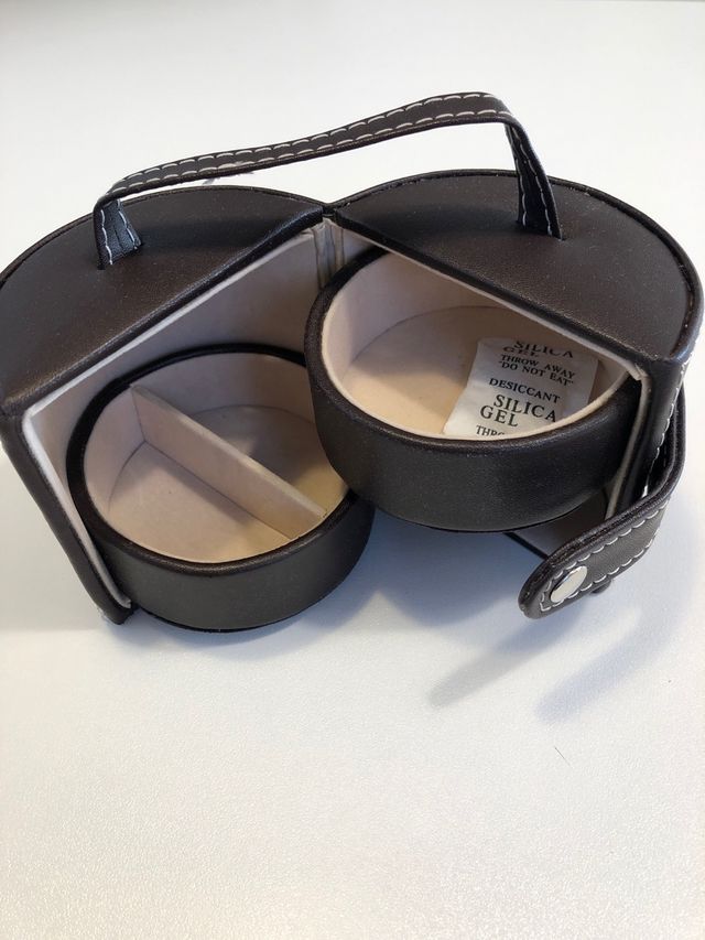 Joyero de viaje piel pequeño