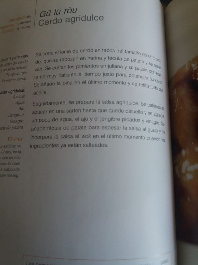 Libro de comida China