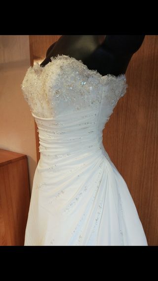 vestido de novia de marca de segunda mano en murcia en wallapop