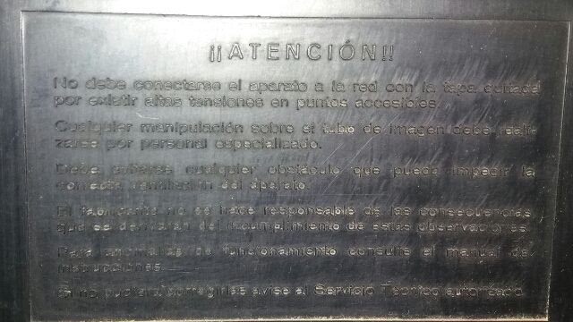 televisión vintage.