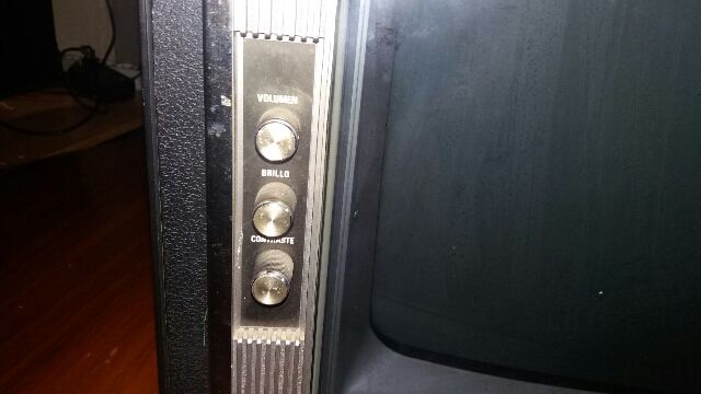 televisión vintage.