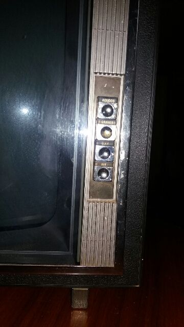 televisión vintage.