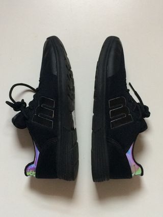 zapatillas mustang mujer negras