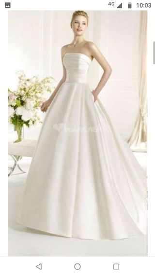 vestido de novia talla 36 de segunda mano en bilbao en wallapop