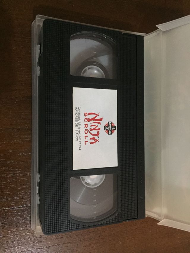 NINJA SCROLL CINTA VHS EN BUEN ESTADO