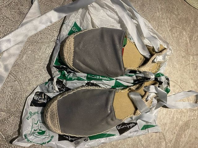 Espardeña Fallera plata