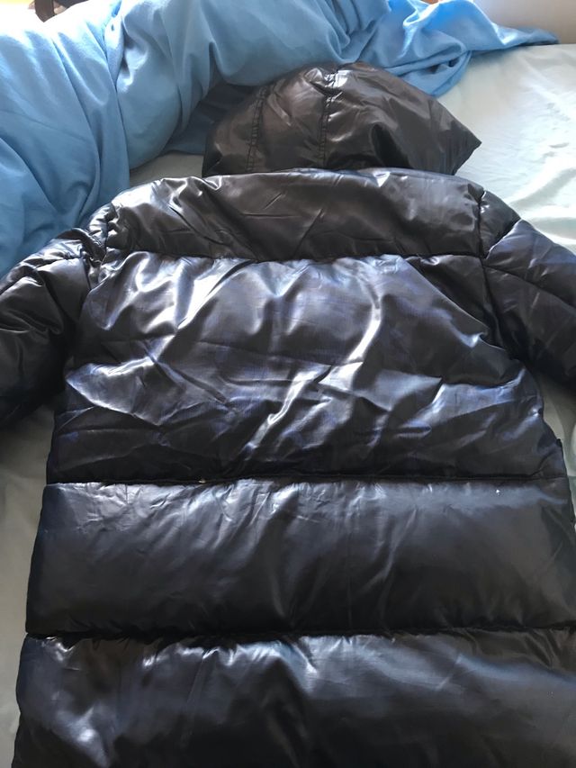 Plumas azul marino y camuflaje Mango 13/14 años