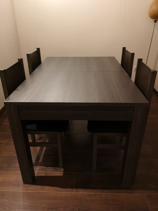 Mesa comedor wengue de segunda mano en Barcelona en WALLAPOP Mesa comedor wengue de segunda mano en Barcelona en WALLAPOP