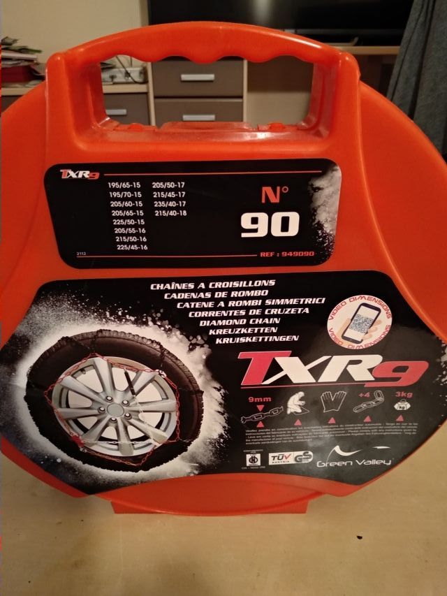 Cadenas neumaticos 90 para nieve. 