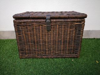 baul mimbre forrado 90 cm largo ikea baul mimbre forrado 90 cm largo ikea