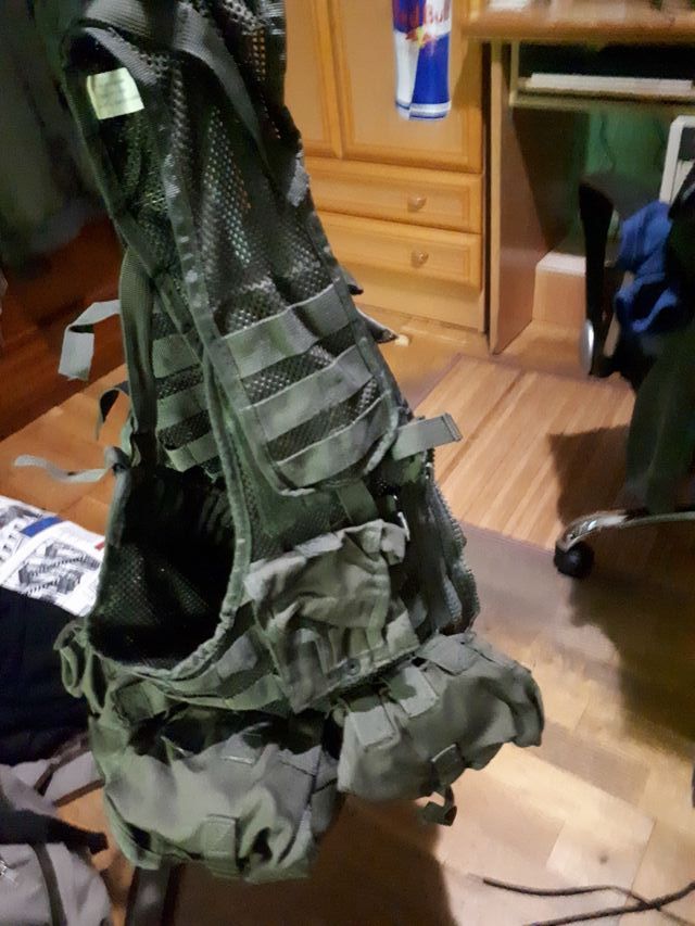 chaleco y rodilleras airsoft