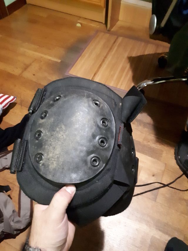 chaleco y rodilleras airsoft