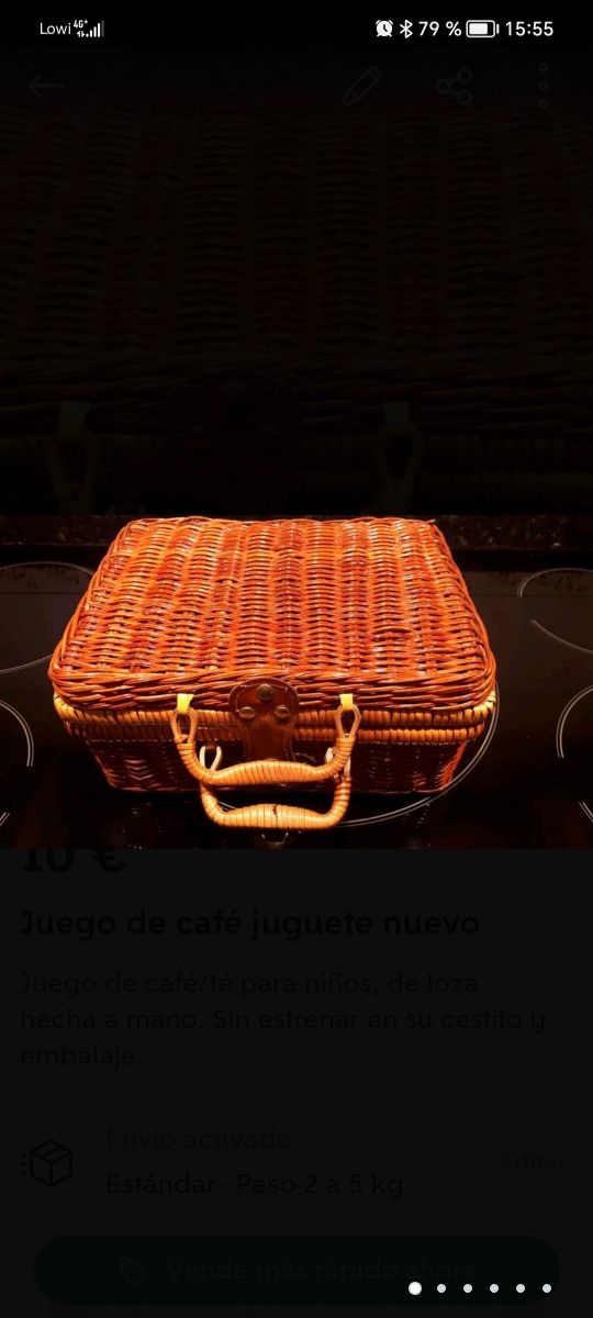 Juego de café juguete nuevo