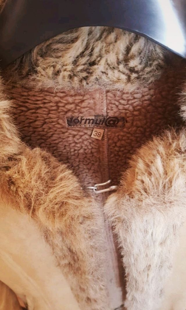 Abrigo invierno color marrón