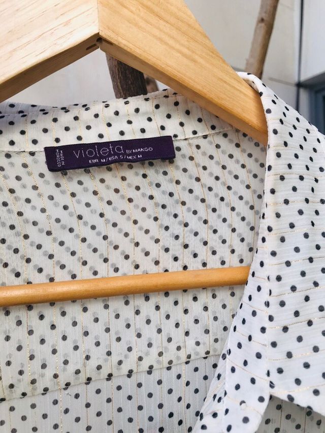 Camisa Violeta para mango talla M