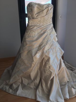 vestido de novia de segunda mano en zaragoza en wallapop