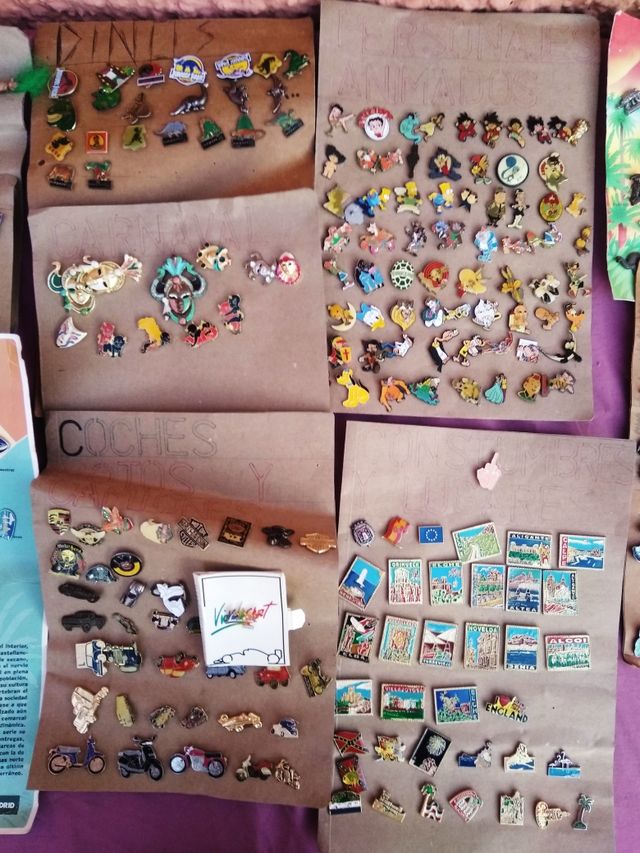 Gran coleccion de 962 pins todos con pasadores