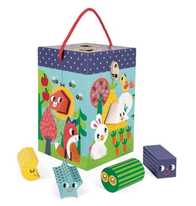 Juguete encajar formas y texturas EUREKAKIDS