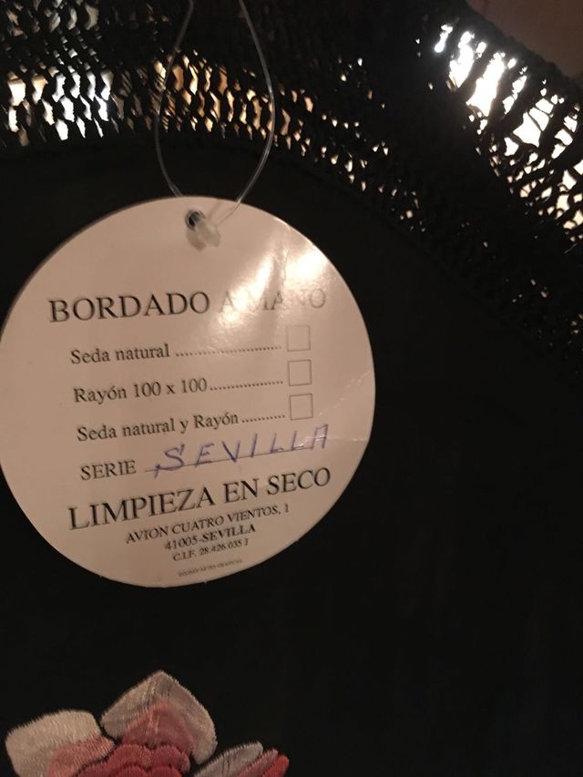 Mantón manila auténtico