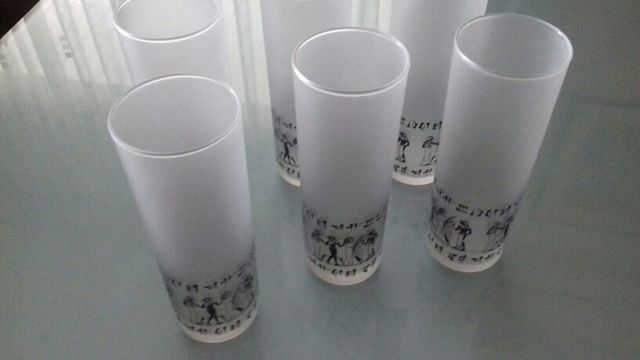 6 vasos de tuvo nuevos