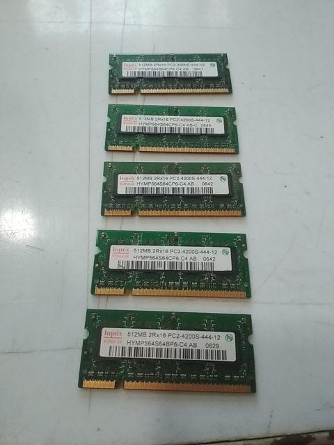 PACK 5 MEMORIAS DDR2 HYNIX