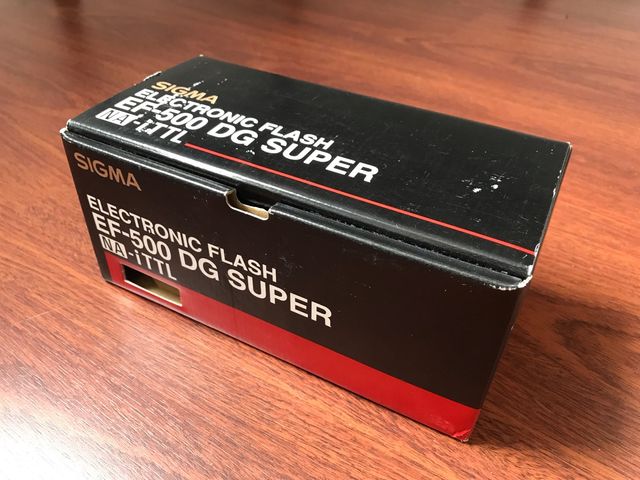 Flash Sigma EF-500 DG Super NA-iTTL Nikon