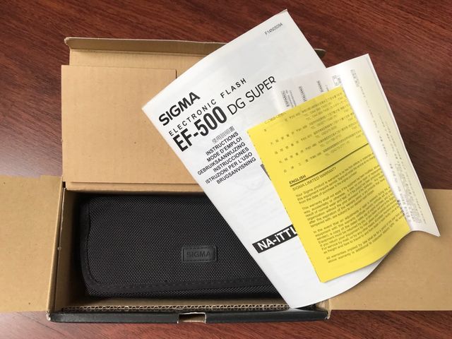 Flash Sigma EF-500 DG Super NA-iTTL Nikon