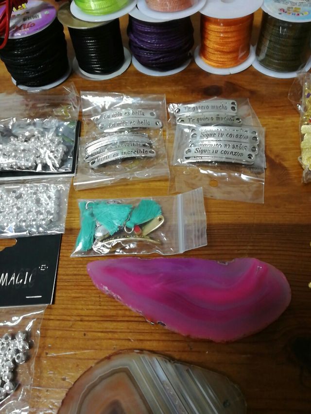 Lote Abalorios pulsera