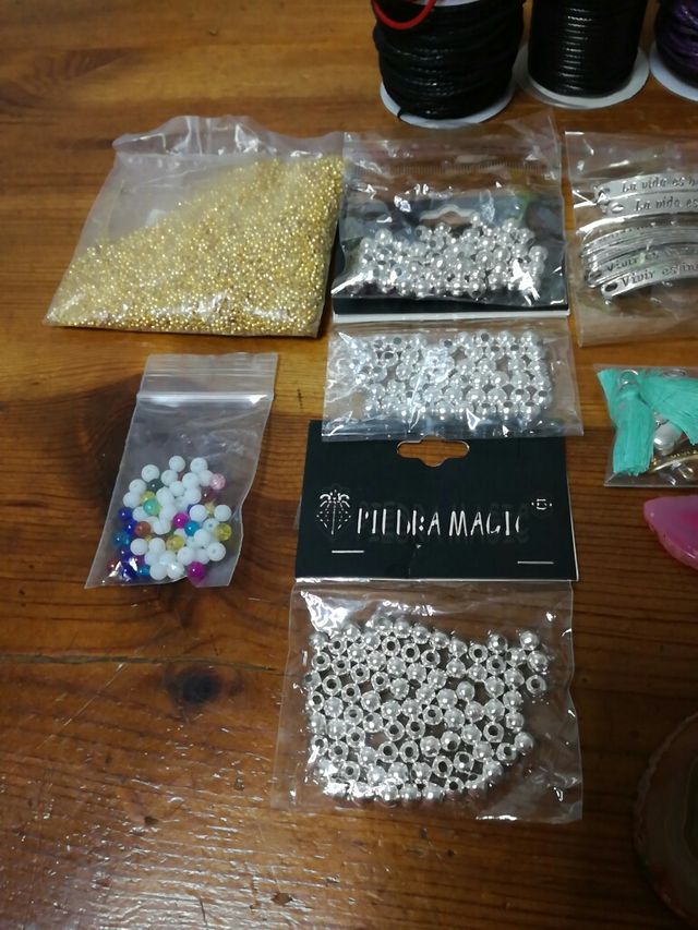 Lote Abalorios pulsera