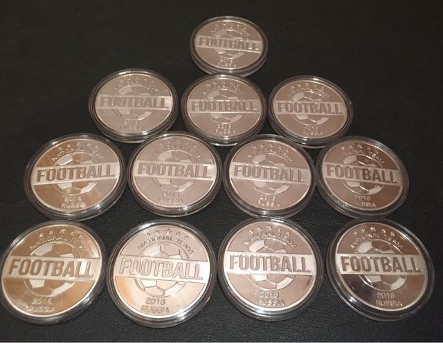 Colección Monedas fútbol Rusia 2018