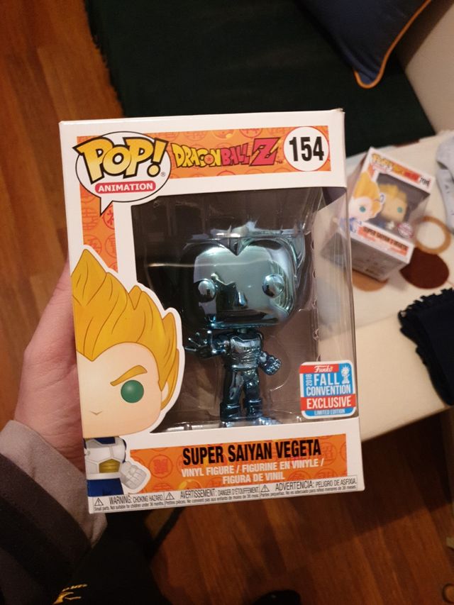Funko Vegeta Blue Chrome Dragon Ball SDCC 2018 154