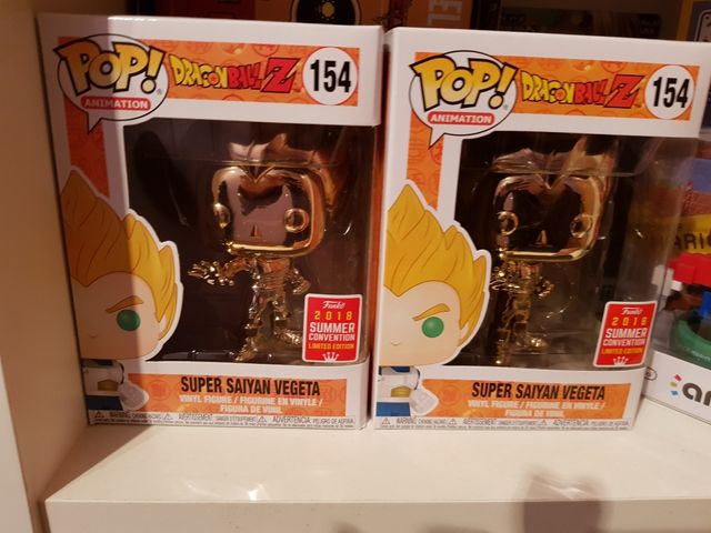 Funko Vegeta Chrome Gold San Diego Comic Con 2018